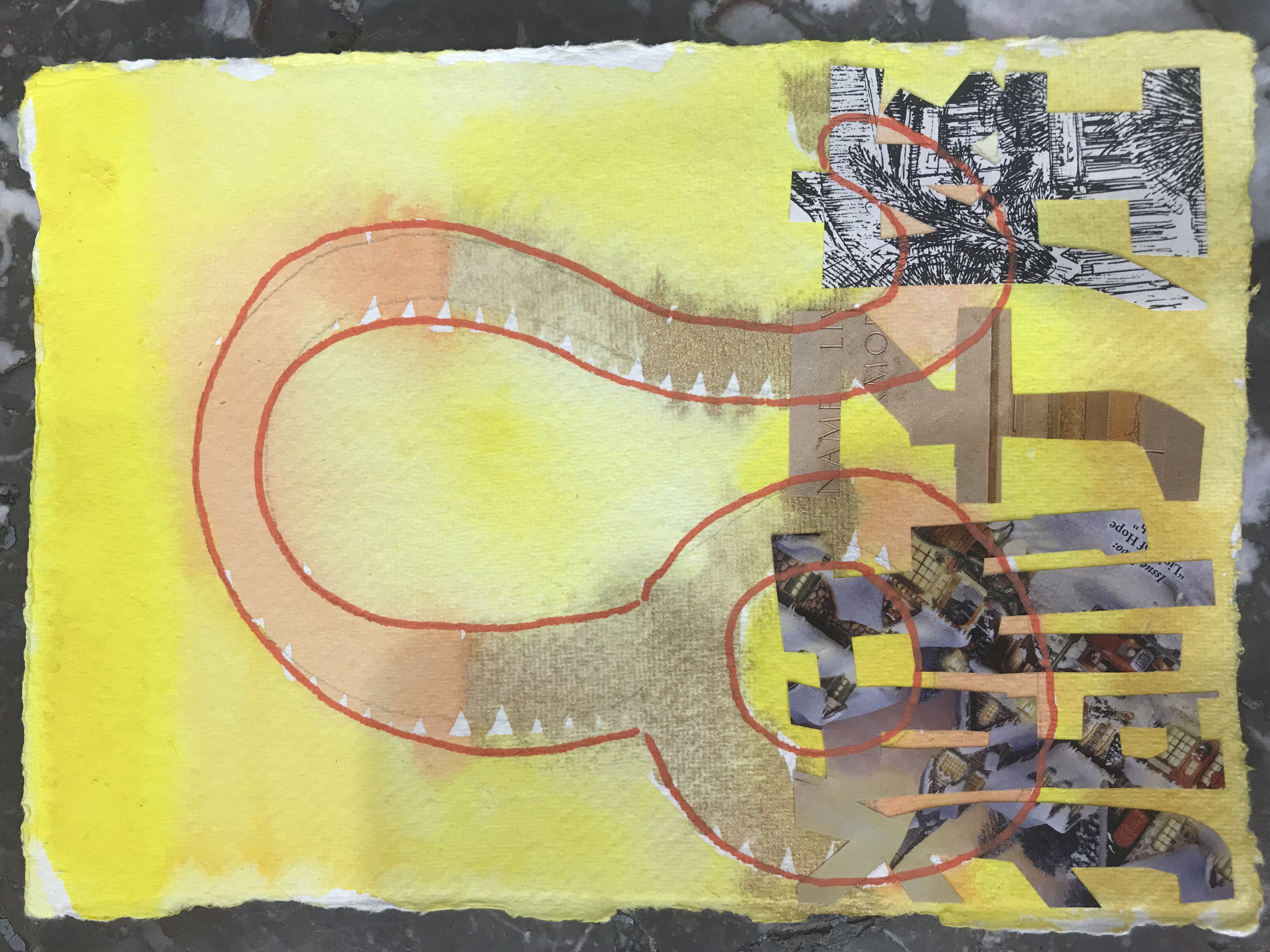 Watercolour artwork Zodiac Leo